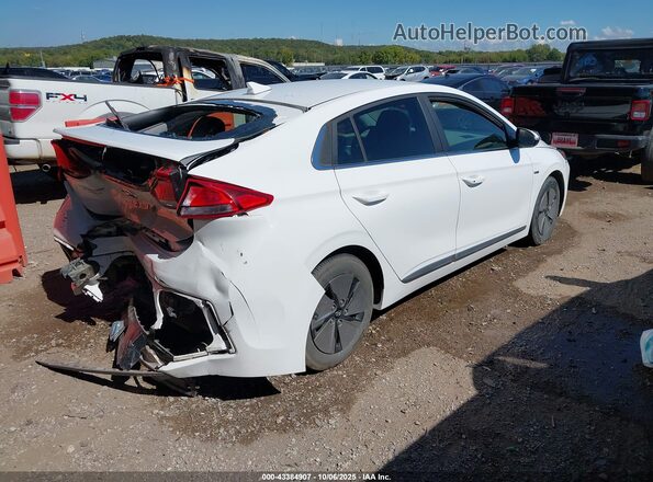KMHC75LC8LU215419 2020 HYUNDAI IONIQ HYBRID White Задня права чверть