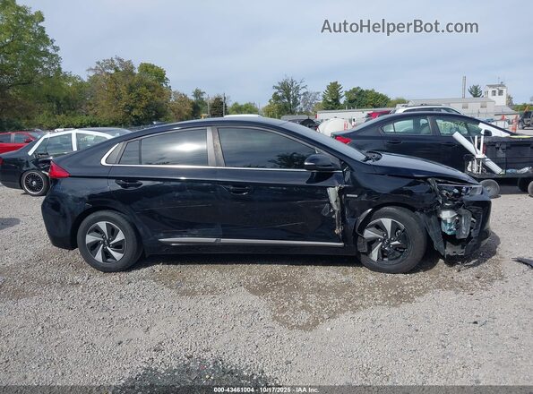 KMHC75LC9JU066421 2018 HYUNDAI IONIQ HYBRID Черный Панорамный вид салона 360°