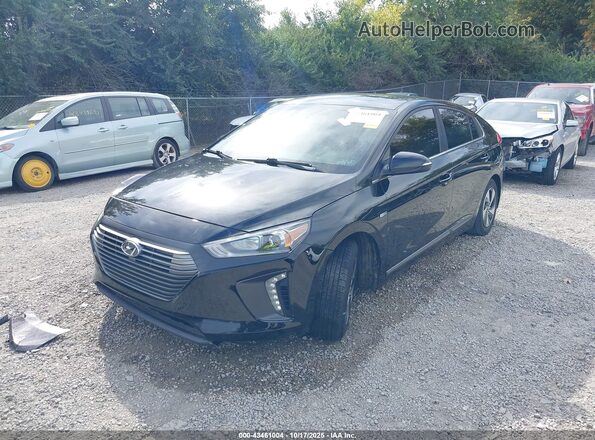 KMHC75LC9JU066421 2018 HYUNDAI IONIQ HYBRID Черный Передняя левая четверть