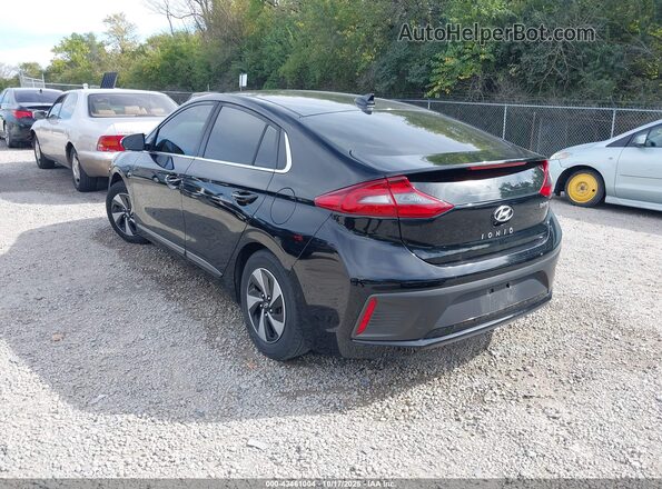 KMHC75LC9JU066421 2018 HYUNDAI IONIQ HYBRID Черный Задняя левая четверть
