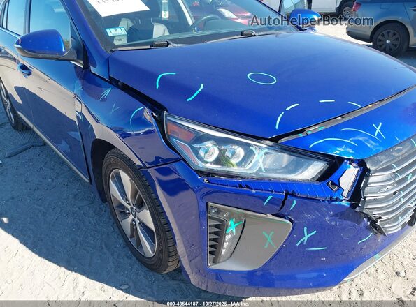 KMHC75LD3KU172700 2019 HYUNDAI IONIQ PLUG-IN HYBRID Синий Вид спереди
