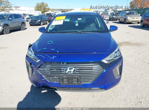 KMHC75LD3KU172700 2019 HYUNDAI IONIQ PLUG-IN HYBRID Синий Вид щитка приборов