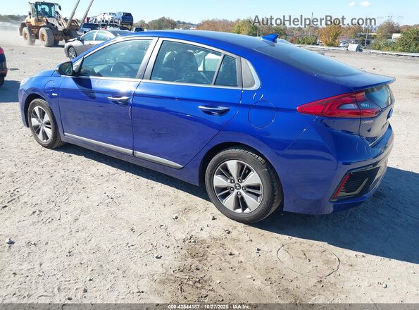 KMHC75LD3KU172700 2019 HYUNDAI IONIQ PLUG-IN HYBRID Синий Задняя левая четверть