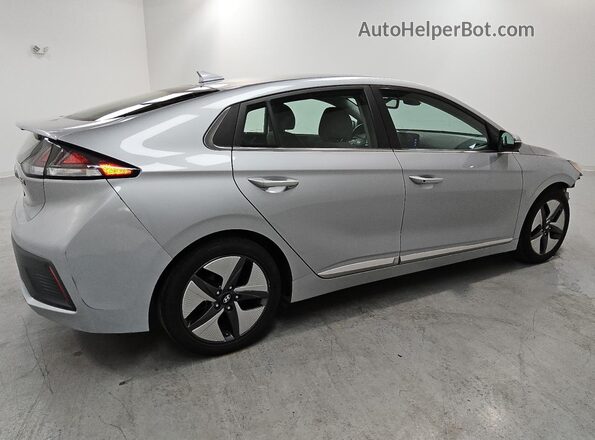 KMHC85LC4MU256404 2021 HYUNDAI IONIQ Silver Задня права чверть