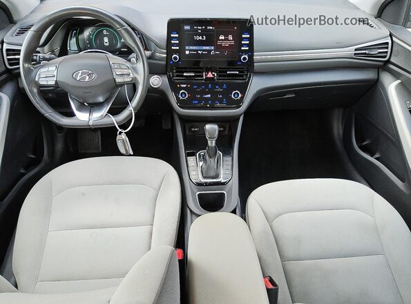 KMHC85LC4MU256404 2021 HYUNDAI IONIQ Silver Вид панелі приладів
