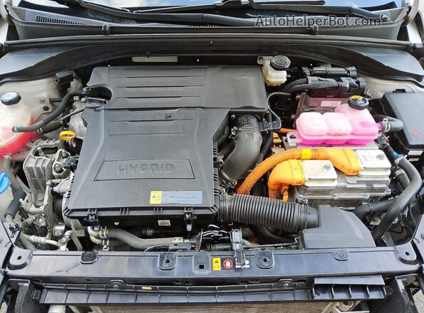 KMHC85LC4MU256404 2021 HYUNDAI IONIQ Silver Вид задньої частини салону