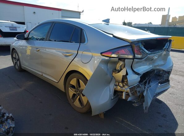 KMHC85LC8MU261296 2021 HYUNDAI IONIQ HYBRID Серебряный Задняя левая четверть