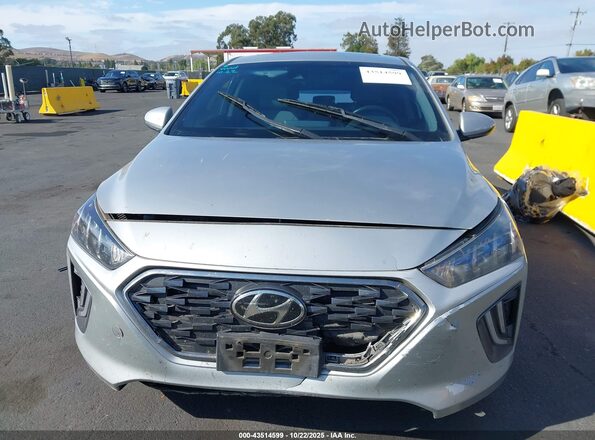 KMHC85LC8MU261296 2021 HYUNDAI IONIQ HYBRID Серебряный Вид щитка приборов