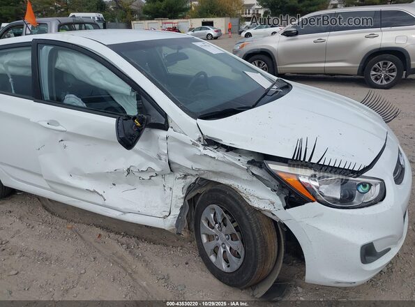 KMHCT5AE6GU248893 2016 HYUNDAI ACCENT Белый Вид щитка приборов