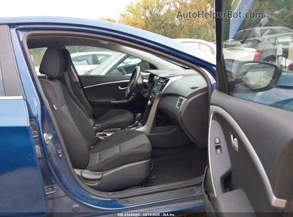 KMHD35LH4GU268362 2016 HYUNDAI ELANTRA GT Синий Вид салона спереди