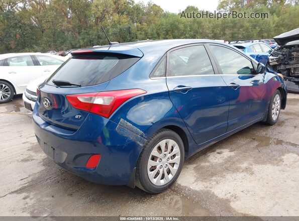 KMHD35LH4GU268362 2016 HYUNDAI ELANTRA GT Синий Задняя правая четверть