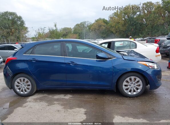 KMHD35LH4GU268362 2016 HYUNDAI ELANTRA GT Синий Вид задней части салона