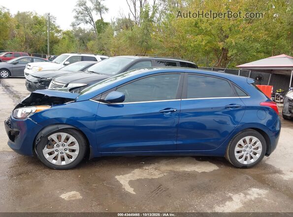 KMHD35LH4GU268362 2016 HYUNDAI ELANTRA GT Синий Панорамный вид салона 360°