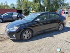 2020 Hyundai Elantra Sel Black vin: KMHD84LF2LU107111