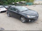 2020 Hyundai Elantra Sel Черный vin: KMHD84LF3LU107120