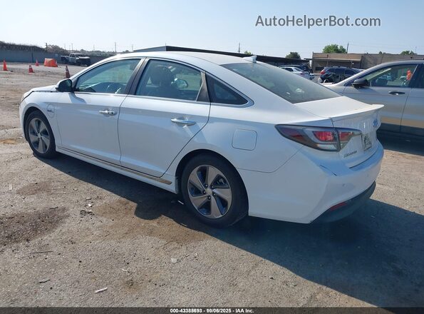 KMHE54L2XHA044634 2017 HYUNDAI SONATA PLUG-IN HYBRID Белый Задняя левая четверть