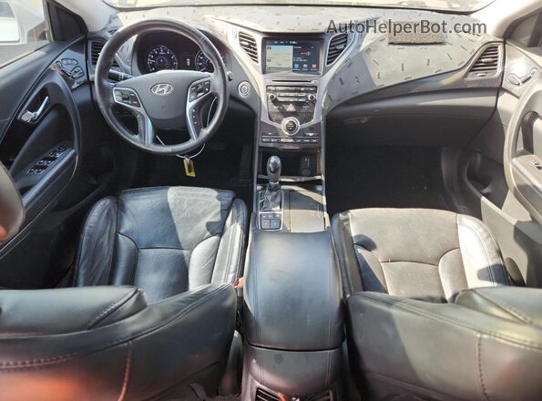 KMHFH4JG3HA591531 2017 HYUNDAI AZERA Белый Вид панели приборов