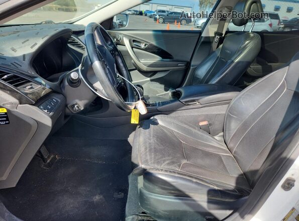 KMHFH4JG3HA591531 2017 HYUNDAI AZERA Белый Вид салона спереди