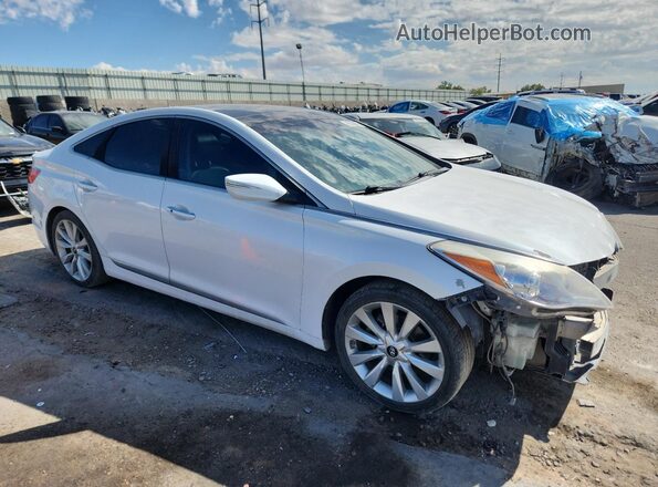 KMHFH4JG3HA591531 2017 HYUNDAI AZERA Белый Передняя правая четверть