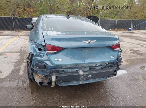 KMHGN4JB6KU290081 2019 GENESIS G80 Синий 