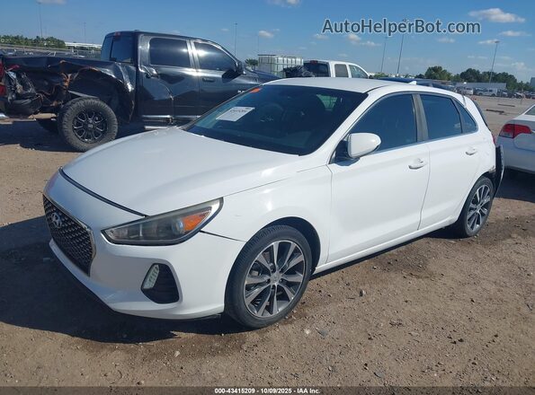 KMHH35LE8KU088253 2019 HYUNDAI ELANTRA GT White წინა მარცხენა ხედი სამი მეოთხედიდან