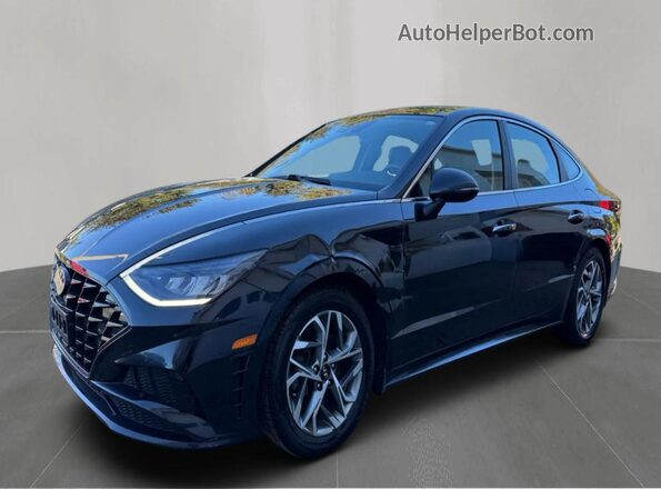 KMHL14JA8NA213980 2022 HYUNDAI SONATA Черный Задняя левая четверть