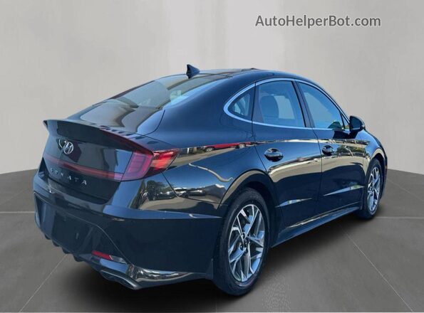KMHL14JA8NA213980 2022 HYUNDAI SONATA Черный Передняя правая четверть