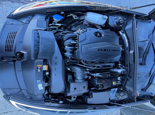 KMHL14JA8NA213980 2022 HYUNDAI SONATA Черный Вид салона спереди