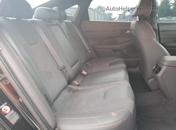 KMHL14JC0NA220519 2022 HYUNDAI SONATA Черный Вид задних сидений