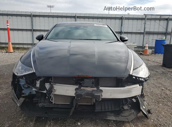KMHL14JC0NA220519 2022 HYUNDAI SONATA Черный Вид спереди