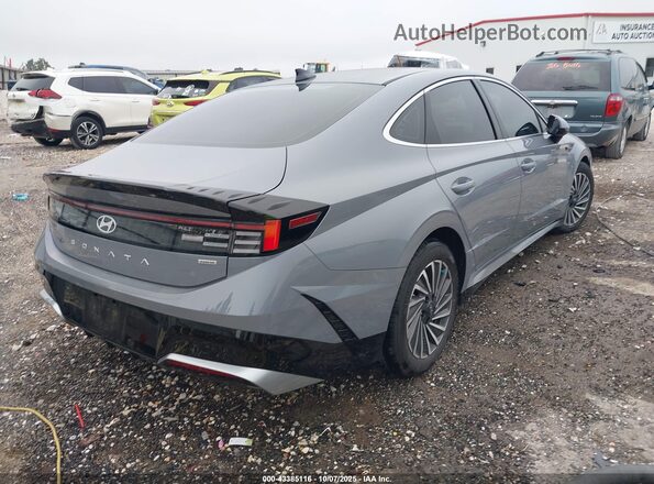 KMHL34JJ0RA094113 2024 HYUNDAI SONATA HYBRID Серый Задняя правая четверть