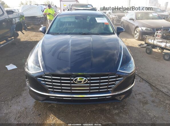 KMHL34JJXNA043387 2022 HYUNDAI SONATA HYBRID Dark Blue Вид щитка приборов