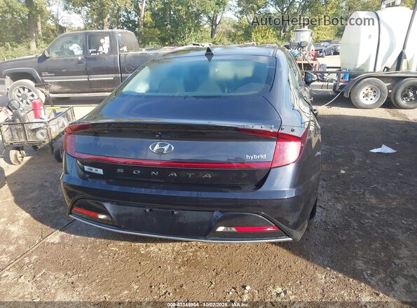 KMHL34JJXNA043387 2022 HYUNDAI SONATA HYBRID Dark Blue 