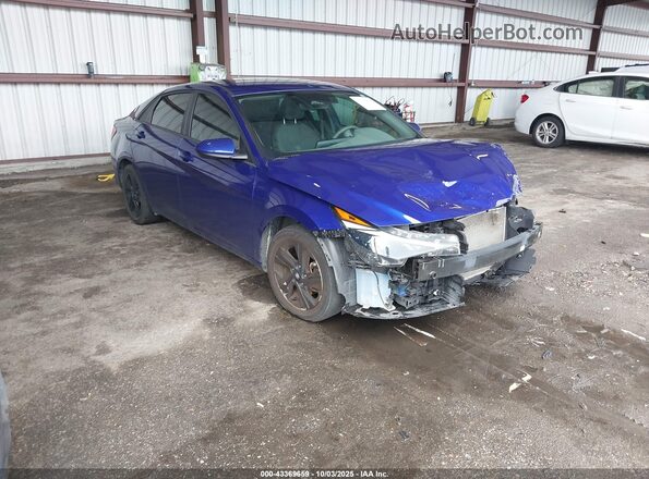 KMHLM4AG2PU395673 2023 HYUNDAI ELANTRA Синий Передняя правая четверть