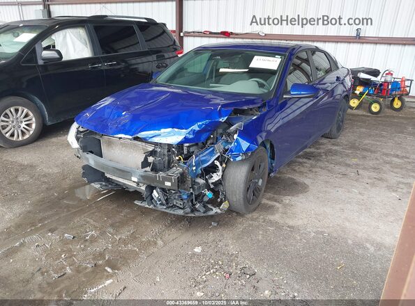 KMHLM4AG2PU395673 2023 HYUNDAI ELANTRA Синий Передняя левая четверть