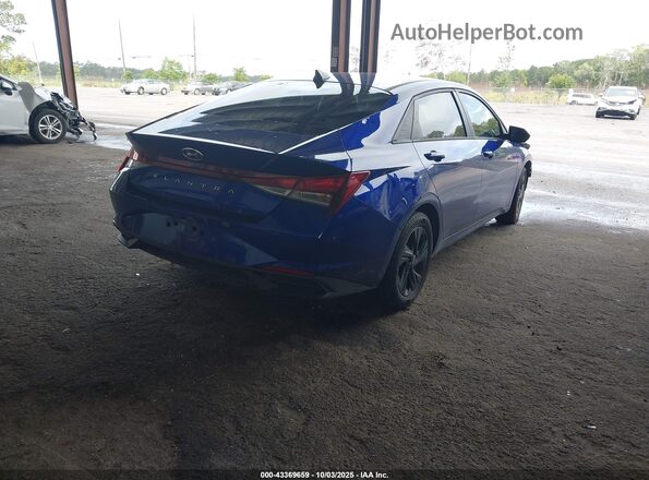 KMHLM4AG2PU395673 2023 HYUNDAI ELANTRA Синий Задняя правая четверть