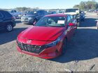 2021 Hyundai Elantra Sel Red vin: KMHLM4AG4MU067098