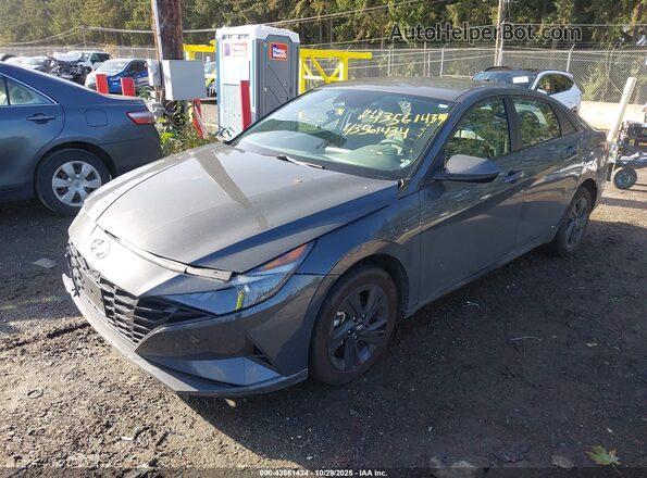 KMHLM4AJ5PU082807 2023 HYUNDAI ELANTRA HYBRID Серый Передняя левая четверть
