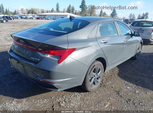 KMHLM4AJ5PU082807 2023 HYUNDAI ELANTRA HYBRID Серый Задняя правая четверть