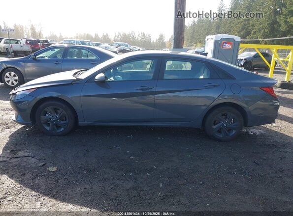 KMHLM4AJ5PU082807 2023 HYUNDAI ELANTRA HYBRID Серый Панорамный вид салона 360°