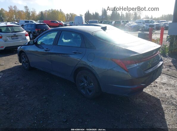 KMHLM4AJ5PU082807 2023 HYUNDAI ELANTRA HYBRID Серый Задняя левая четверть