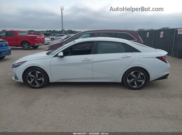 KMHLN4AJ0MU007859 2021 HYUNDAI ELANTRA HYBRID Белый Панорамный вид салона 360°