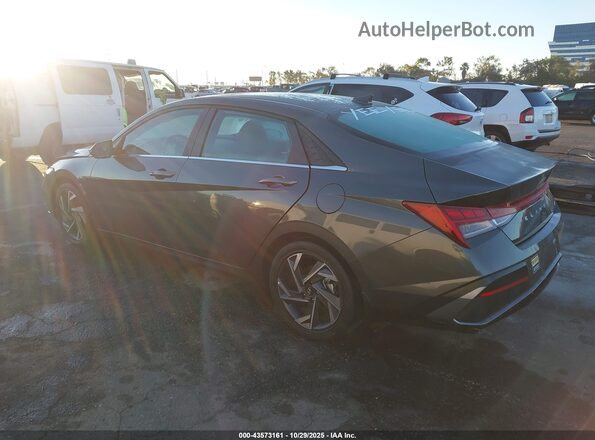 KMHLN4DJ2RU093761 2024 HYUNDAI ELANTRA HYBRID Gray Հետևի ձախ