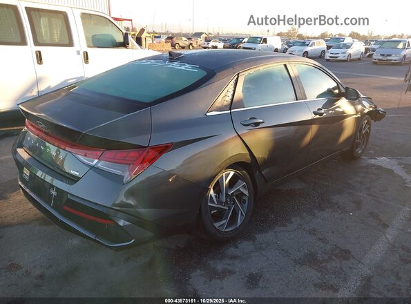 KMHLN4DJ2RU093761 2024 HYUNDAI ELANTRA HYBRID Gray Հետևի աջ