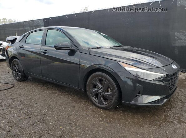 KMHLS4AG4MU206796 2021 HYUNDAI ELANTRA Black Front right