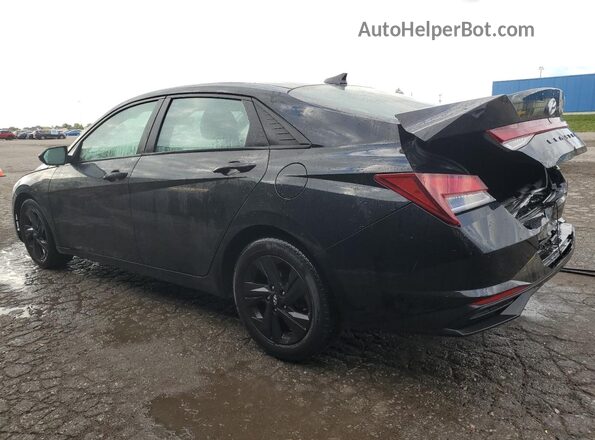 KMHLS4AG4MU206796 2021 HYUNDAI ELANTRA Black Rear left