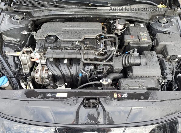 KMHLS4AG4MU206796 2021 HYUNDAI ELANTRA Black Rear interior view