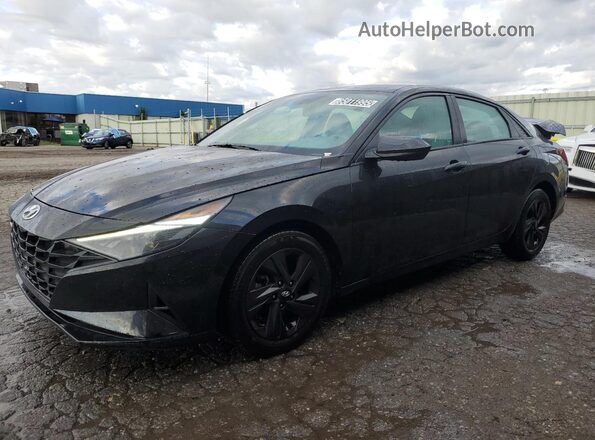 KMHLS4AG4MU206796 2021 HYUNDAI ELANTRA Black Front left