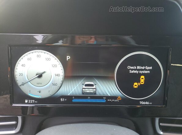 KMHLS4AG4MU206796 2021 HYUNDAI ELANTRA Black Instrument cluster view