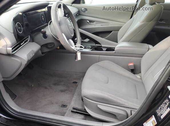KMHLS4AG4MU206796 2021 HYUNDAI ELANTRA Black Front interior view